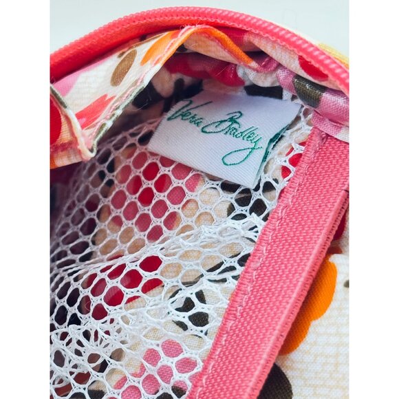 Vera Bradley Folkloric Pocket Cosmetic Bag Quilted Makeup Case - Picture 4 of 11